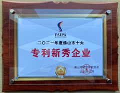 佛山市2021年度专利新秀榜
